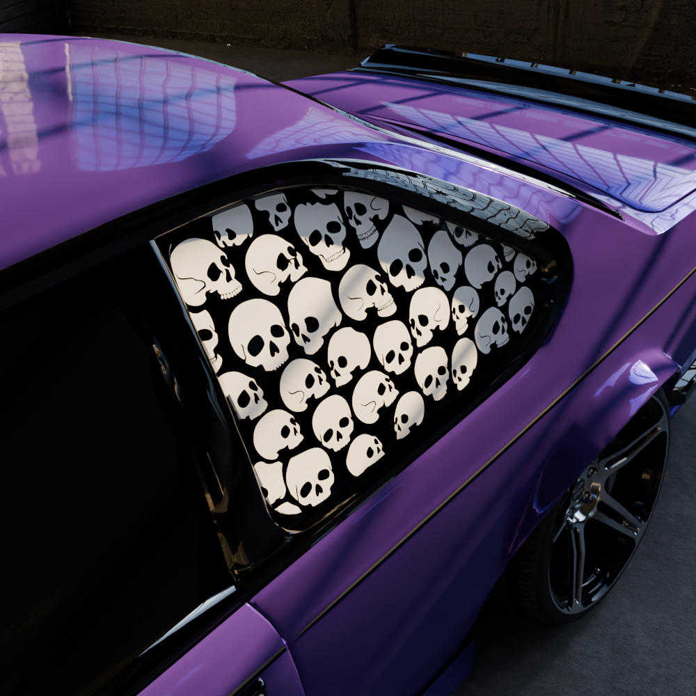 skulls decal