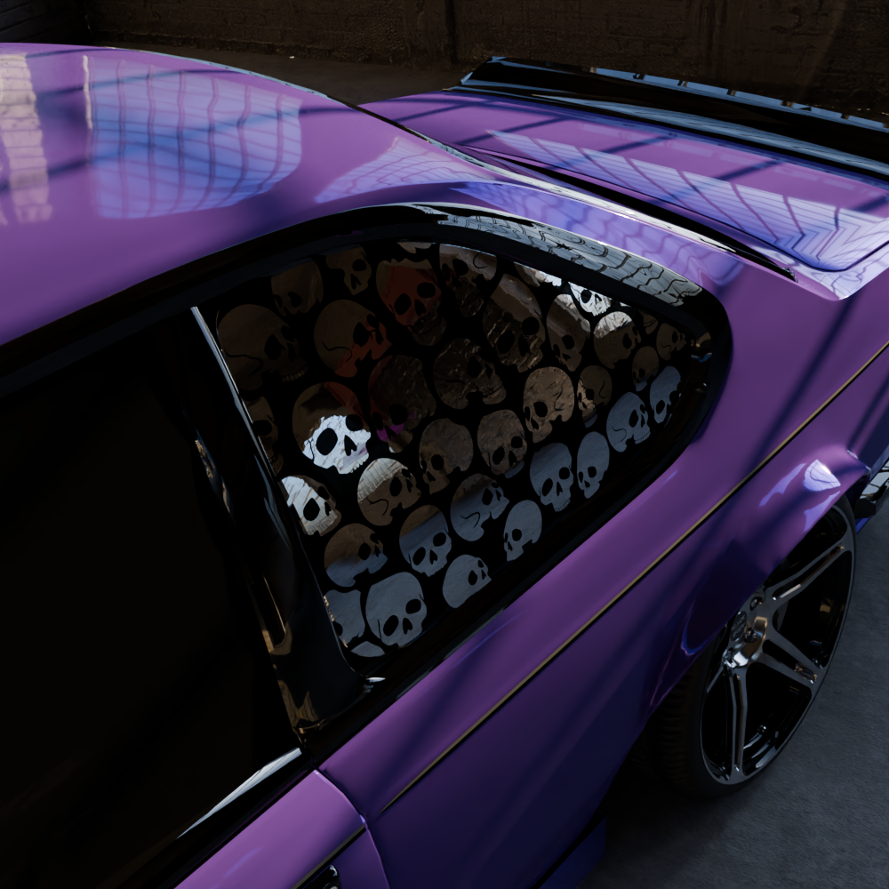 skulls decal