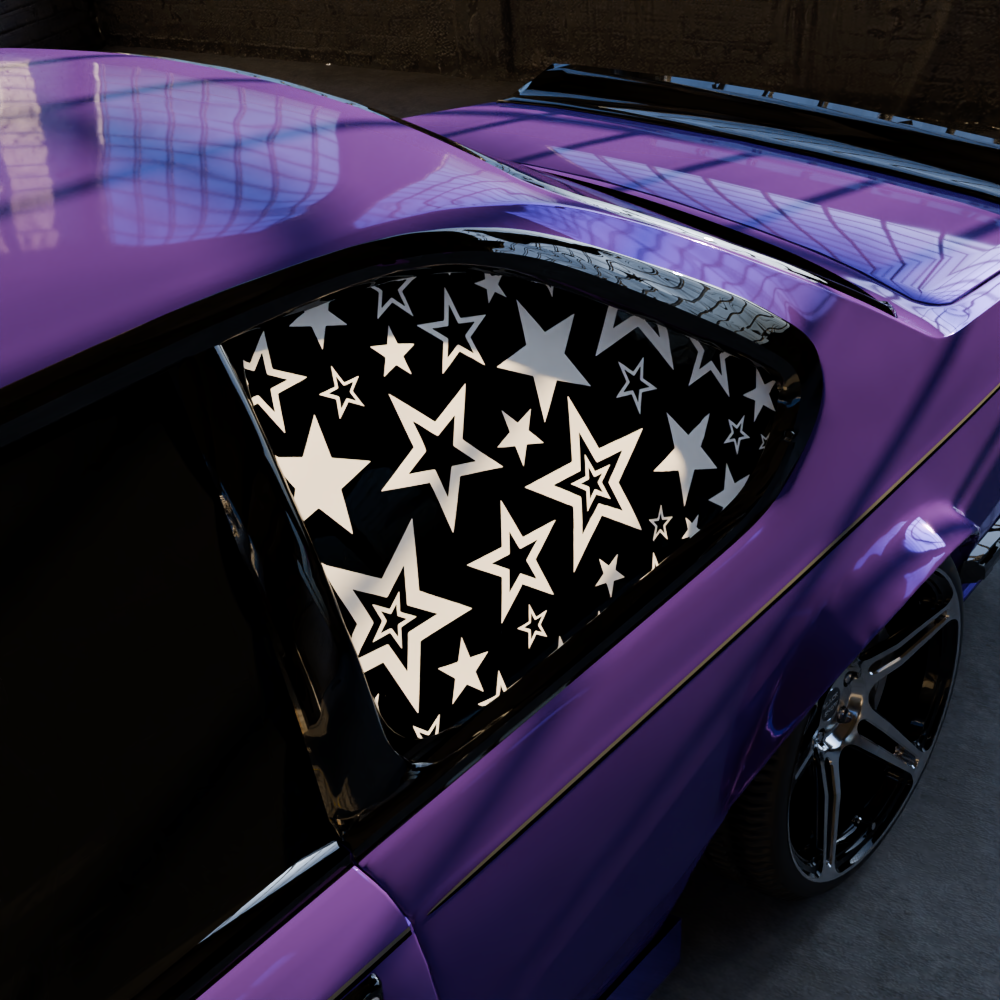 y2k stars decal