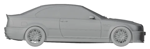bmw m3 e46 coupe · 3d