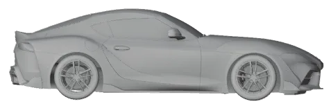 toyota gr supra a90 · 3d